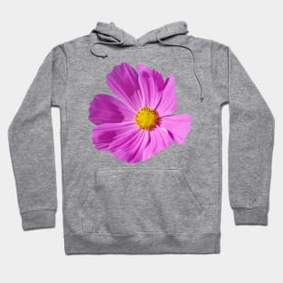 Pink Cosmos Flower Photo Hoodie